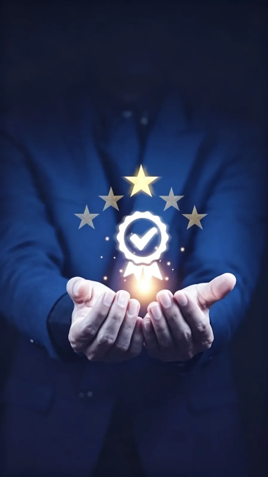 Company verification and trust concept